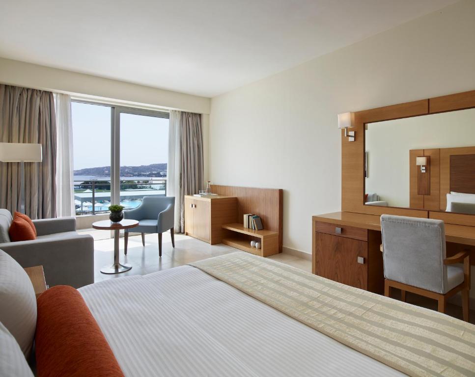 Двухместный (Двухместный номер с 1 кроватью и боковым видом на море) отеля Sentido Apollo Blue, Фалираки