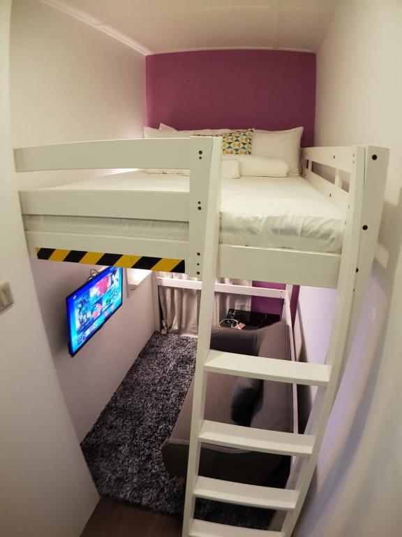 Двухместный (Двухместный номер Делюкс с 1 кроватью, в лофте) хостела Backpackers’ Inn Chinatown, Сингапур (город)