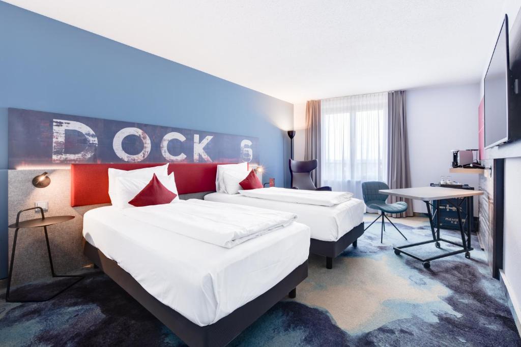 Двухместный (Улучшенный двухместный номер с 2 отдельными кроватями) отеля Mercure Hotel Hamburg City, Гамбург