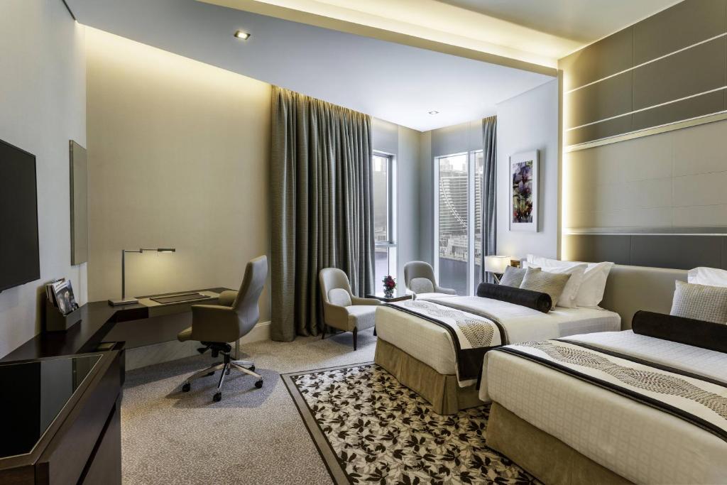 Двухместный (Двухместный номер Делюкс с 2 отдельными кроватями) отеля Grand Millennium Business Bay, Дубай