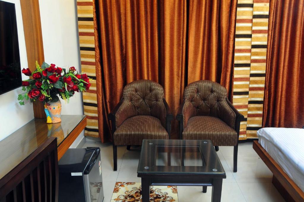 Двухместный (Двухместный номер Делюкс с 1 кроватью) отеля Hotel Star View, Нью-Дели