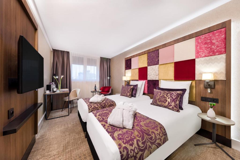 Двухместный (Двухместный номер Privilege с 2 отдельными кроватями) отеля Mercure Budapest Korona, Будапешт