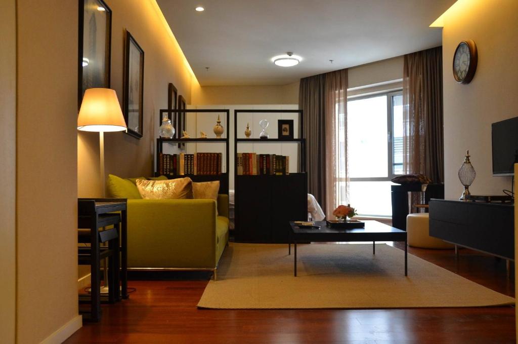Двухместный (Номер-студио бизнес-класса) апарт-отеля Jiu Du Hui Serviced Apartment, Пекин