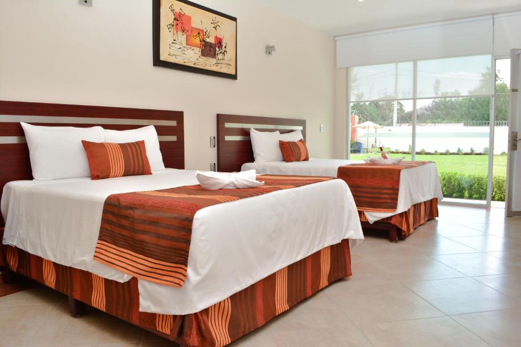 Двухместный (Стандартный двухместный номер с 1 кроватью) отеля Hotel Quinta Tequisquiapan, Текискиаппан