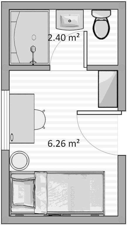 Одноместный (Небольшой одноместный номер), Chesscom Guesthouse