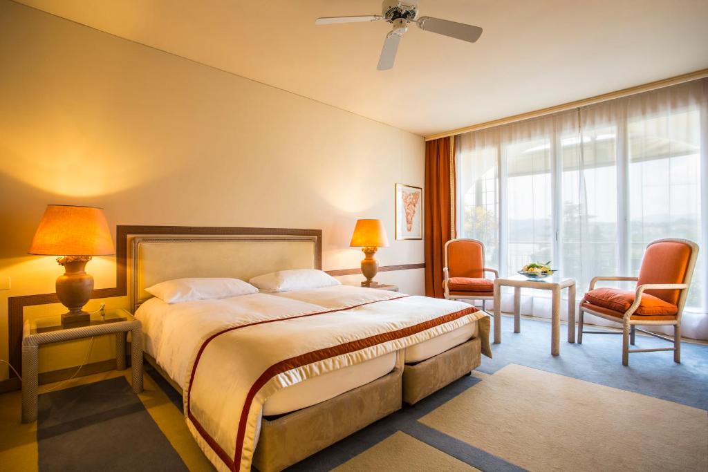 Двухместный (Улучшенный двухместный номер с 1 кроватью) отеля Grand Hotel Villa Castagnola, Лугано