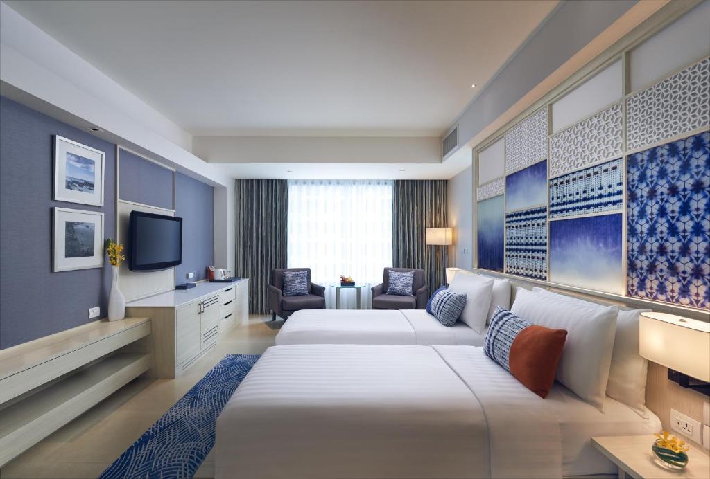 Двухместный (Двухместный номер Делюкс с 2 отдельными кроватями) отеля Amari Ocean Pattaya, Паттайя