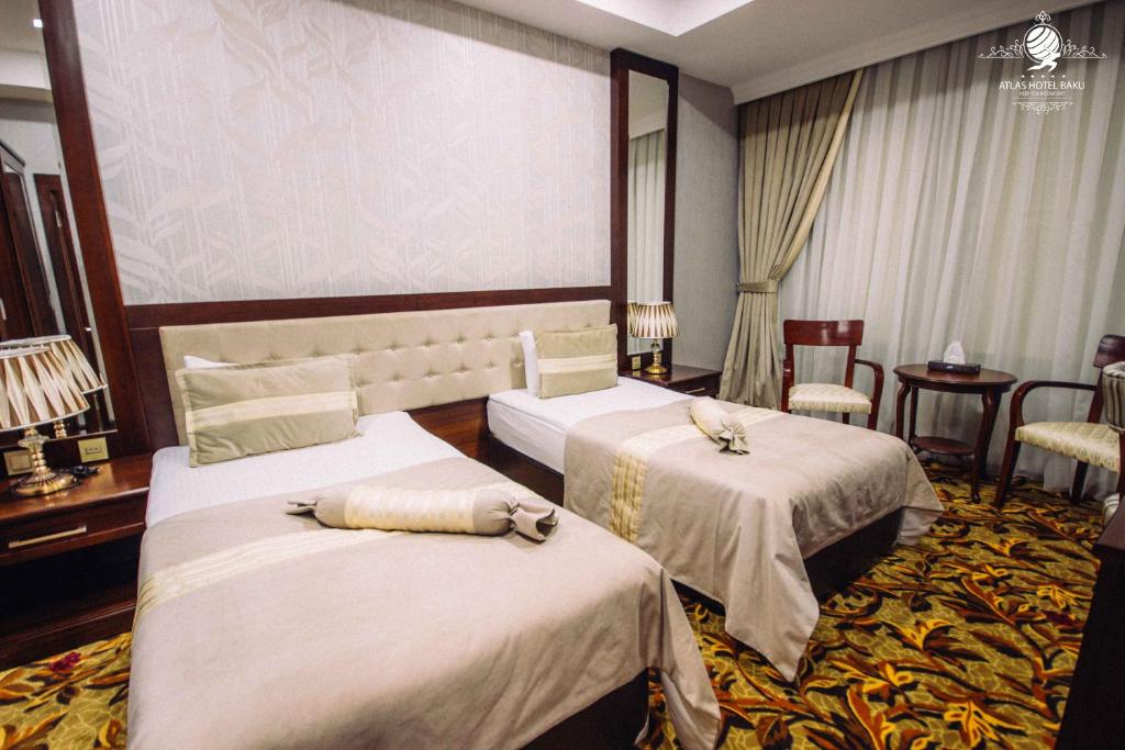 Двухместный (Двухместный номер с 2 отдельными кроватями) отеля Atlas Baku, Баку