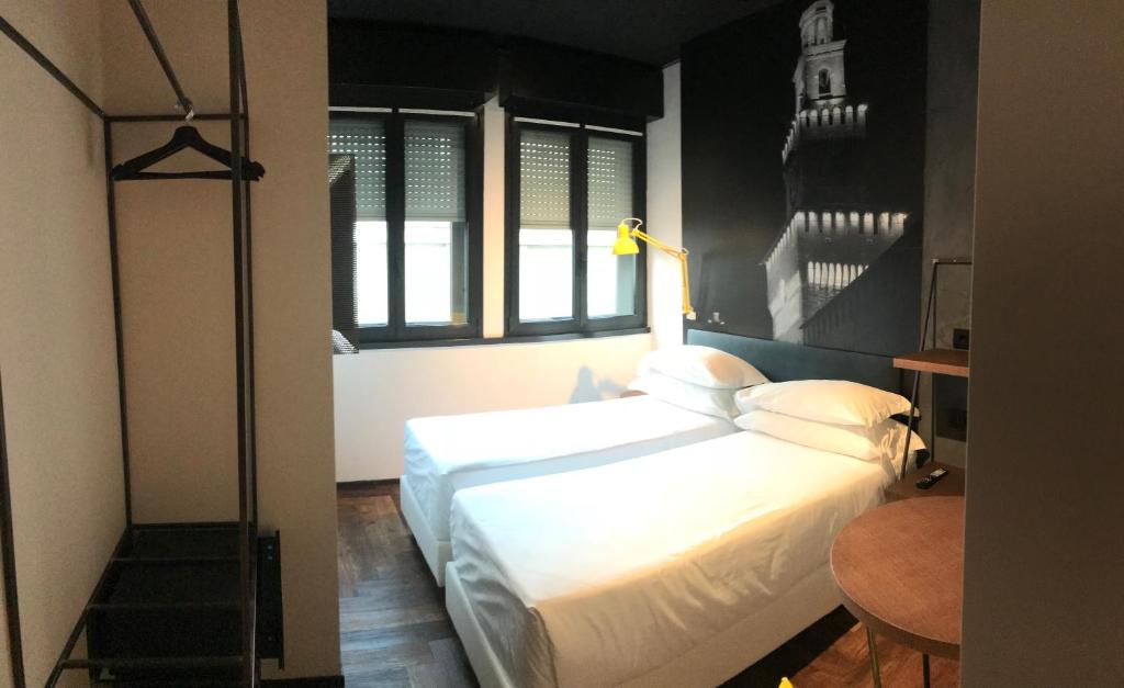 Двухместный (Двухместный номер с 2 отдельными кроватями) отеля Hotel Roxy, Милан