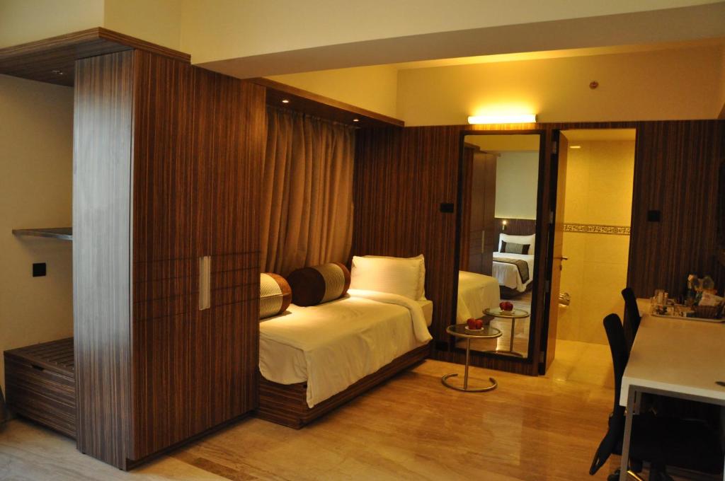 Двухместный (Двухместный номер Делюкс с 1 кроватью или 2 отдельными кроватями) отеля Residency Sarovar Portico, Мумбай