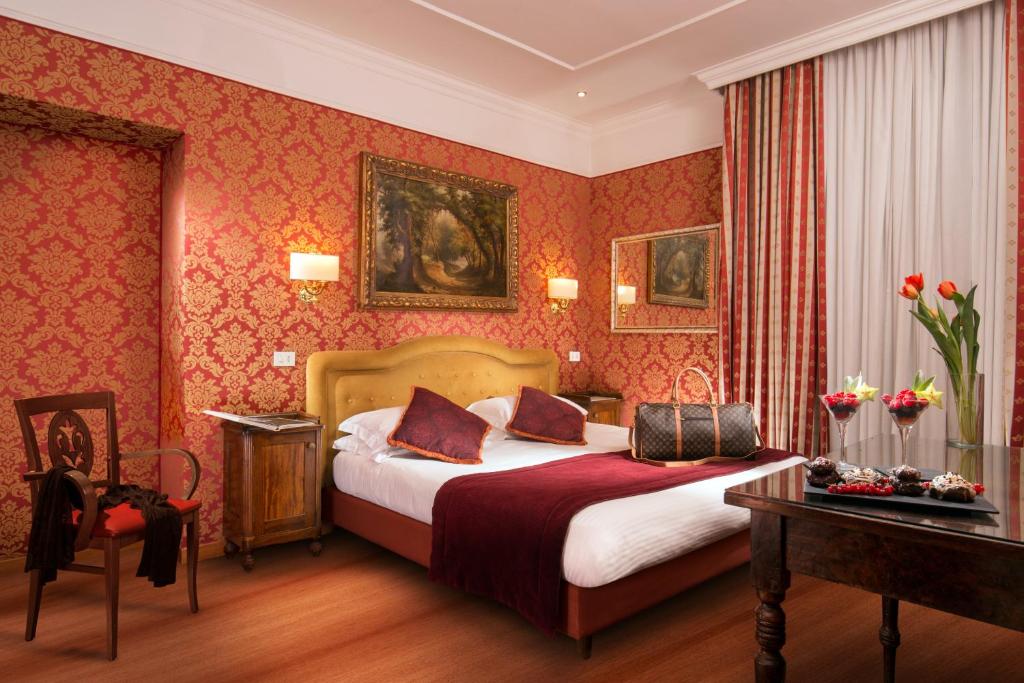 Двухместный (Стандартный двухместный номер с 1 кроватью или 2 отдельными кроватями) отеля Hotel Morgana, Рим