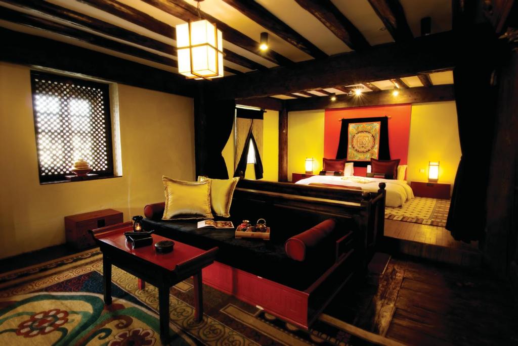 Двухместный (Номер «Тибетский фермерский дом») курортного отеля Banyan Tree Ringha, Шангри-Ла (Тибет)