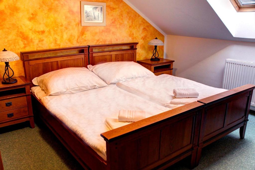 Двухместный (Двухместный номер с 1 кроватью или 2 отдельными кроватями и собственной ванной комнатой) гостевого дома BIRDIE Pension & Wellness, Пардубице
