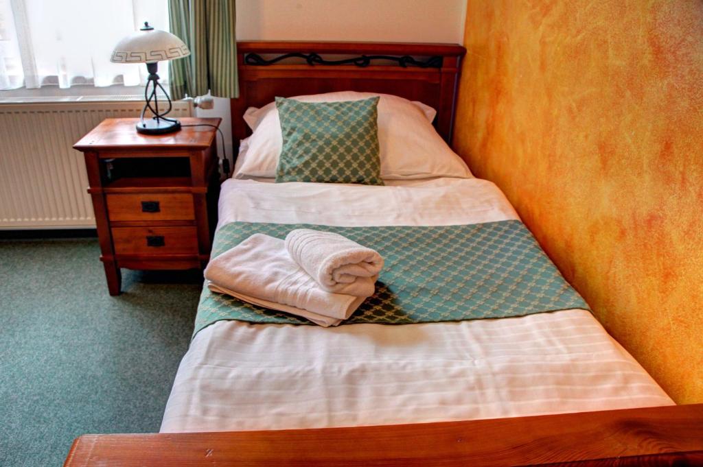 Двухместный (Двухместный номер с 2 отдельными кроватями - Подходит для гостей с ограниченными физическими возможностями) гостевого дома BIRDIE Pension & Wellness, Пардубице
