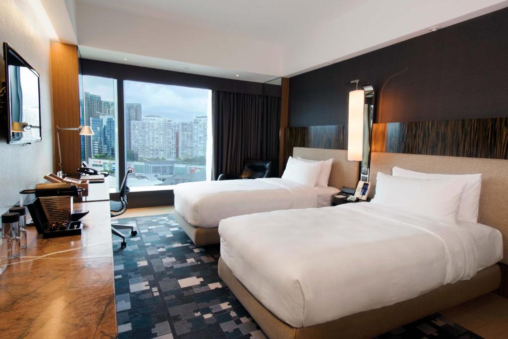 Двухместный (Двухместный номер ICON 36 с 2 отдельными кроватями и видом на город) отеля Hotel Iсon, Гонконг (город)