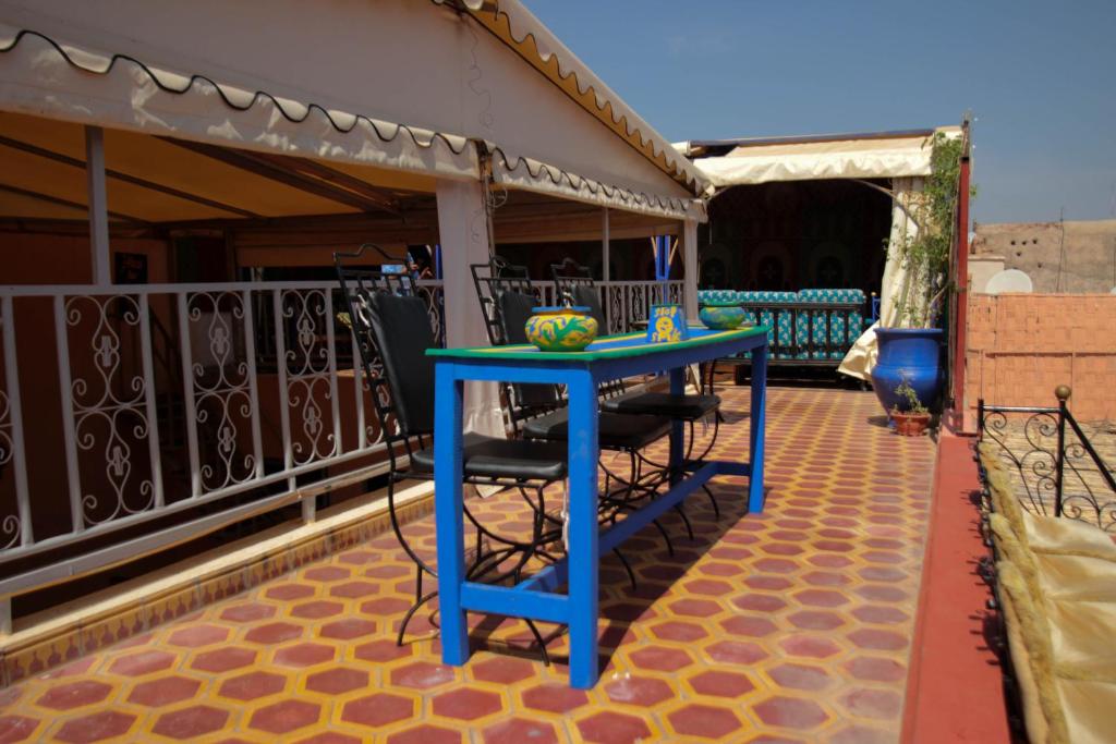 Двухместный (Двухместный номер с 1 кроватью и видом на бассейн) хостела Kasbah Red Castel Hostel, Марракеш