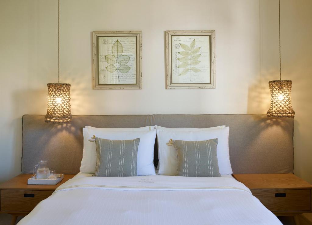 Двухместный (Стандартный двухместный номер с 1 кроватью или 2 отдельными кроватями, вид на окрестности отеля) отеля Vencia, Миконос