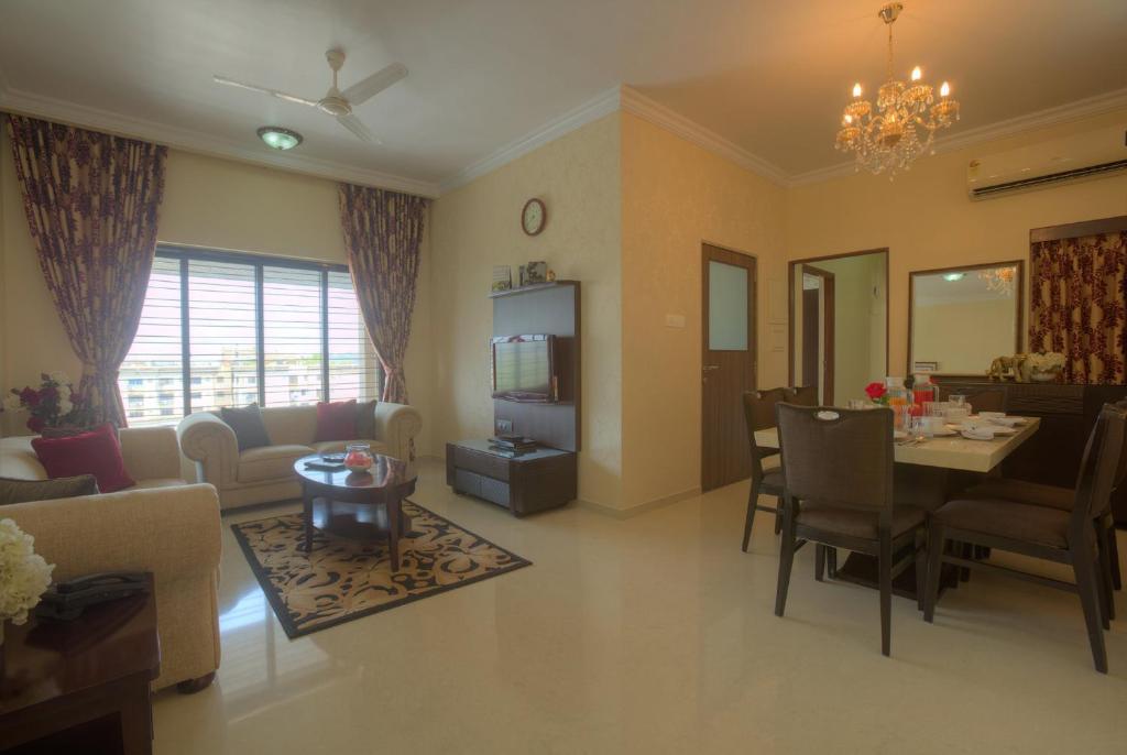Апартаменты (Апартаменты с 3 спальнями) апарт-отеля Lalco Residency, Мумбай