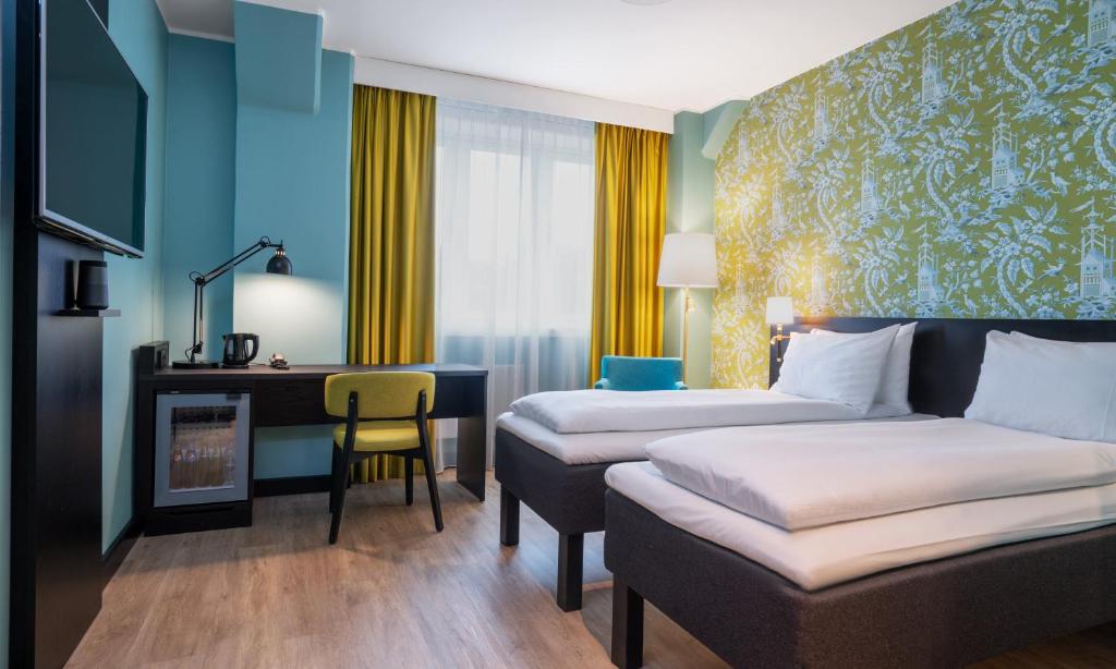 Двухместный (Стандартный двухместный номер с 2 отдельными кроватями) отеля Thon Hotel Maritim, Ставангер
