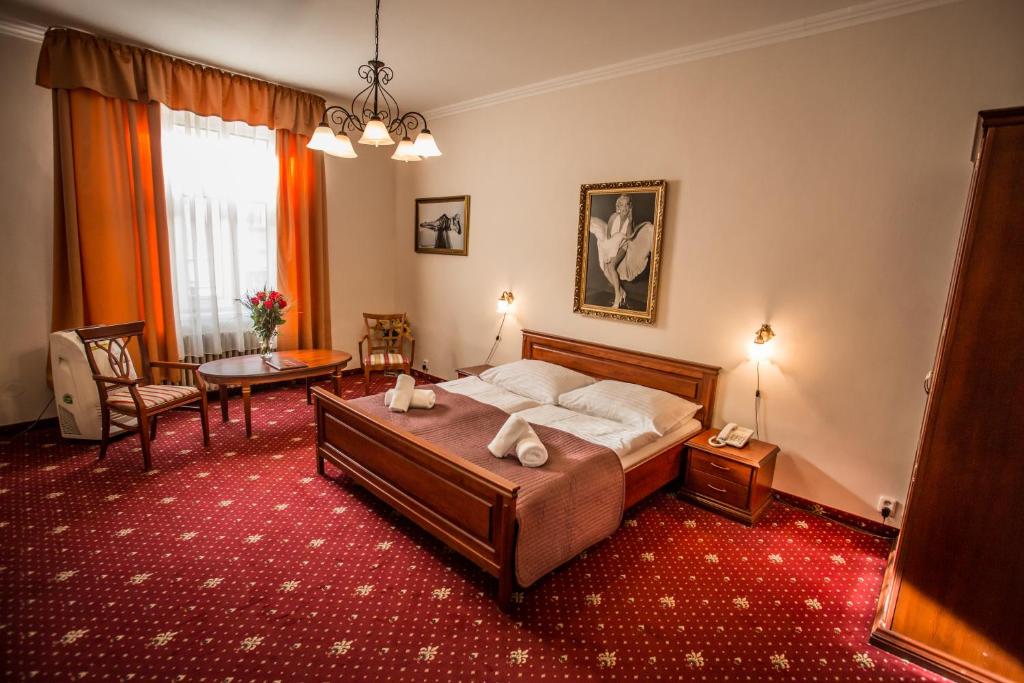 Двухместный (Двухместный номер Делюкс с 1 кроватью) отеля Film Hotel, Братислава