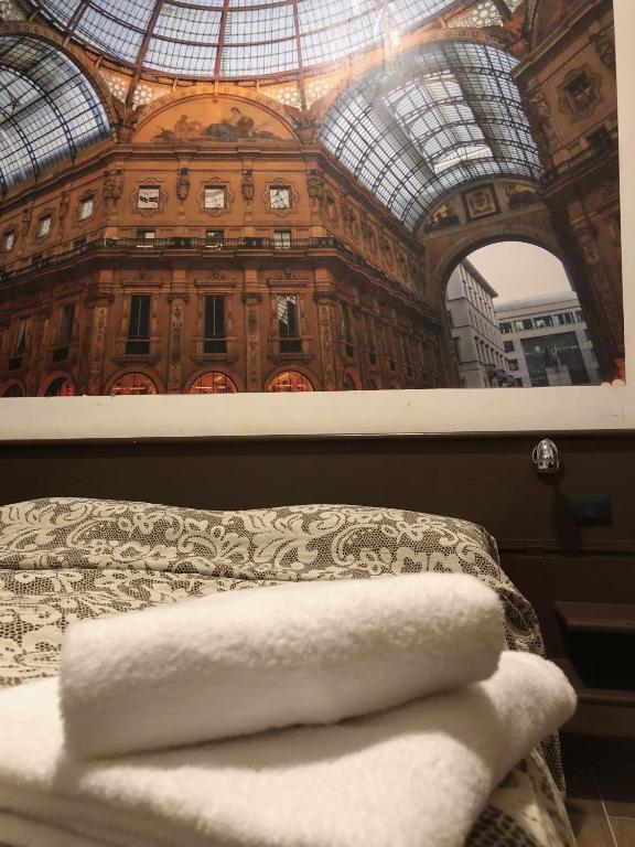 Двухместный (Двухместный номер с 1 кроватью или 2 отдельными кроватями, общая ванная комната) отеля Hotel Corvetto Milano, Милан
