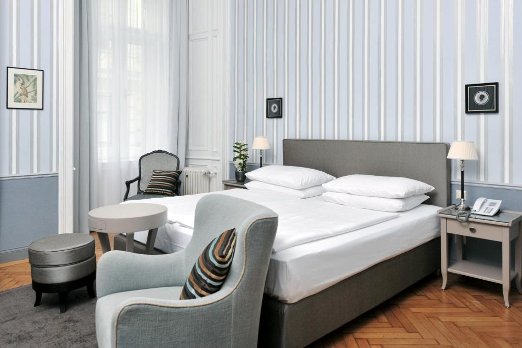 Двухместный (Большой двухместный номер с 1 кроватью) отеля Hotel Kärntnerhof, Вена