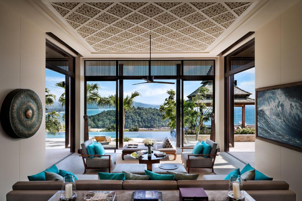 Вилла (Резиденция с 2 спальнями и видом на море), Anantara Layan Phuket Resort