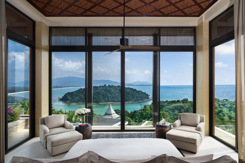 Вилла (Резиденция с 2 спальнями и видом на море), Anantara Layan Phuket Resort