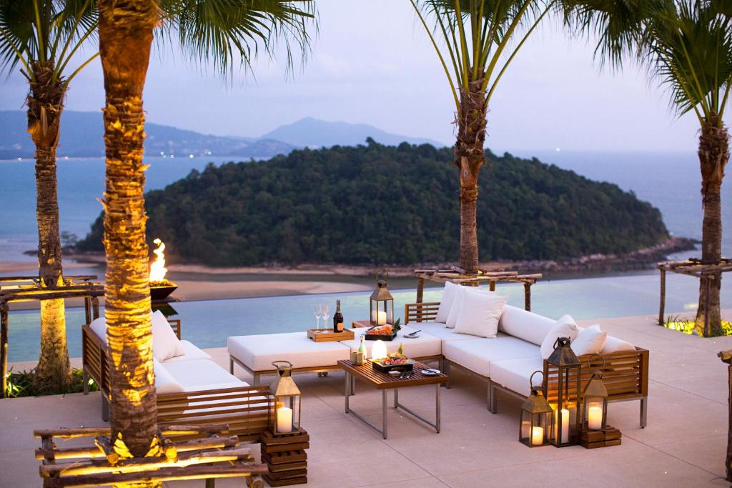 Вилла (Резиденция с 2 спальнями и видом на море), Anantara Layan Phuket Resort