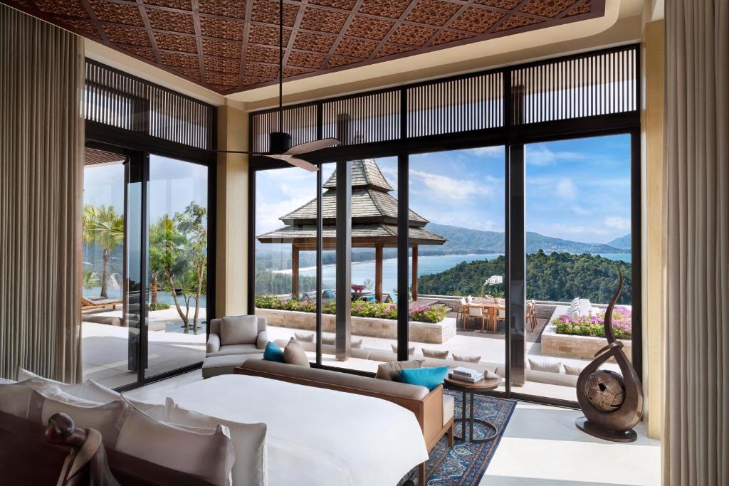 Вилла (Резиденция с 2 спальнями и видом на море), Anantara Layan Phuket Resort