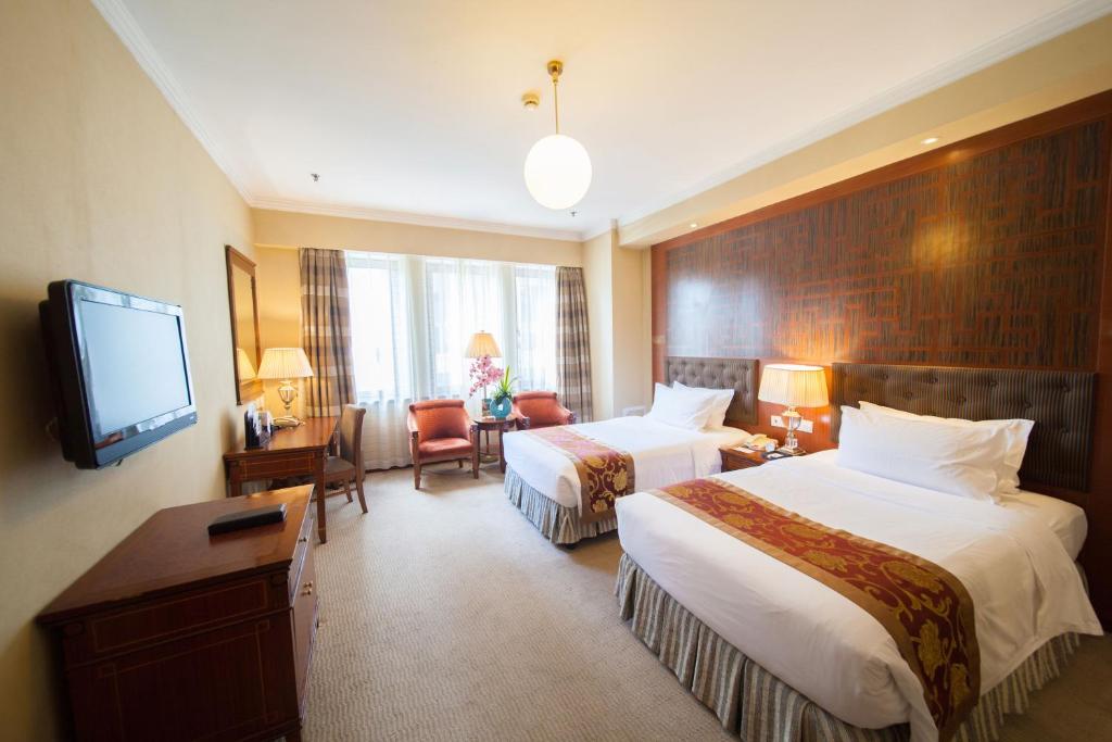 Двухместный (Стандартный двухместный номер с 2 отдельными кроватями) отеля Jin Jiang Park Hotel, Шанхай