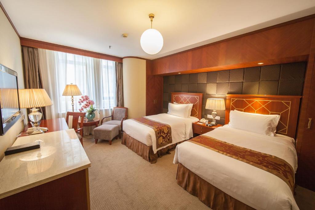 Двухместный (Двухместный номер Делюкс с 2 отдельными кроватями) отеля Jin Jiang Park Hotel, Шанхай