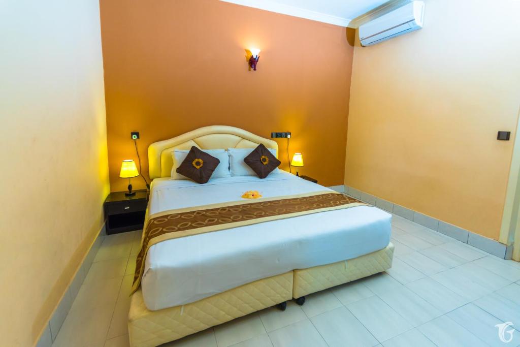 Двухместный (Улучшенный двухместный номер Делюкс с 1 кроватью или 2 отдельными кроватями) гостевого дома Gunbaru Inn, Укулхас