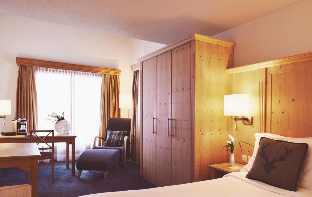 Двухместный (Классический двухместный номер с 1 кроватью) отеля Arabella Hotel Waldhuus Swiss Quality, Давос