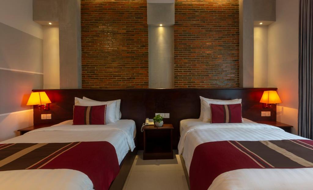 Двухместный (Двухместный номер Делюкс с 2 отдельными кроватями) отеля Sovanna Hotel, Пномпень