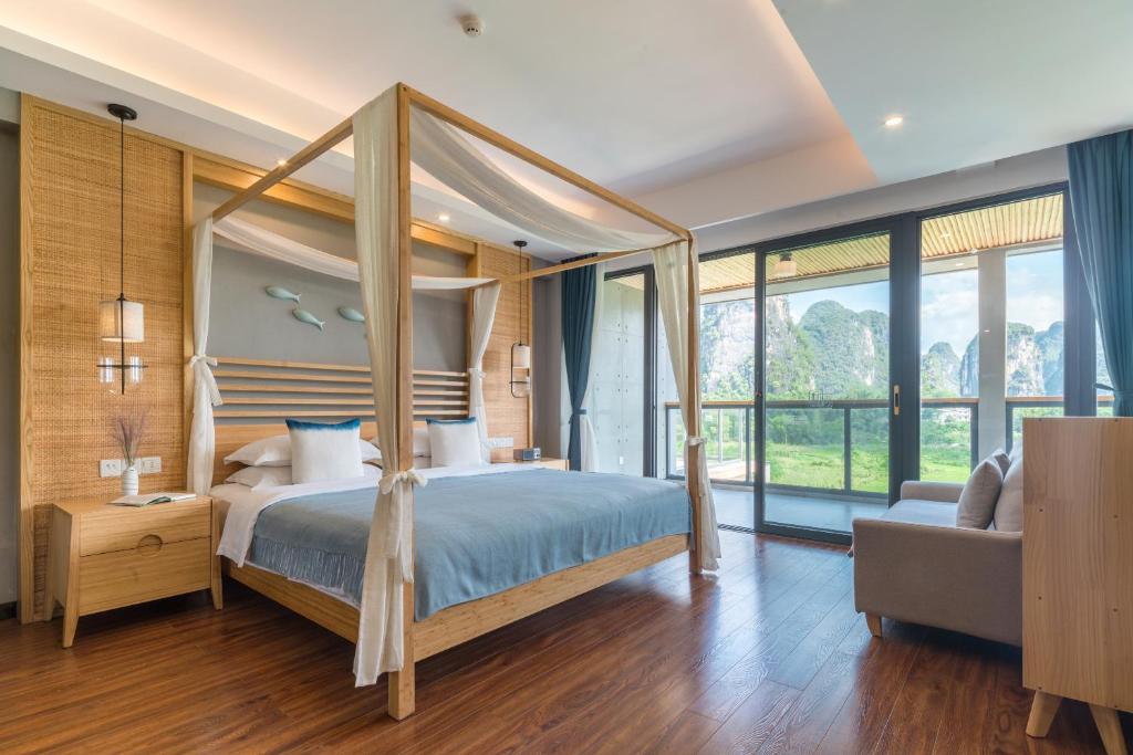 Сьюит (Junior Suite with Terrace free afternoon tea available), Yangshuo Zen Garden Resort