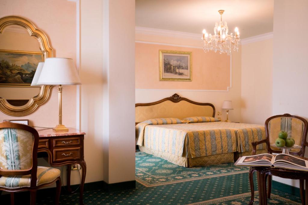 Двухместный (Двухместный номер с 1 кроватью или 2 отдельными кроватями) отеля Abano Grand Hotel, Абано-Терме