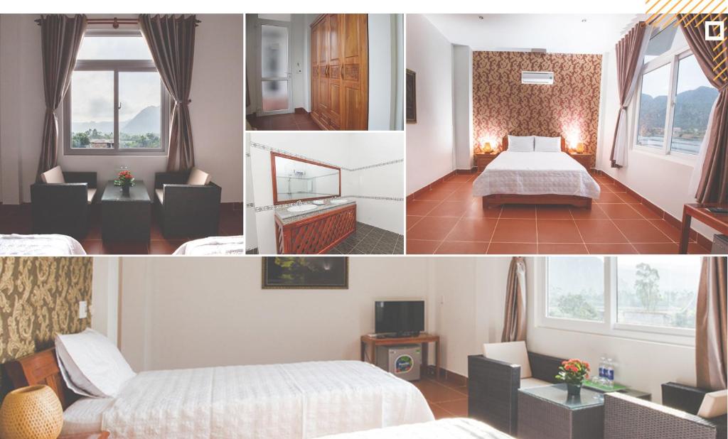 Двухместный (Двухместный номер с 1 кроватью или 2 отдельными кроватями, вид на горы) отеля Oxalis Home, Донгхой