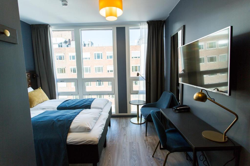 Двухместный (Стандартный двухместный номер с 2 отдельными кроватями) отеля Hotel Verdandi Oslo, Осло