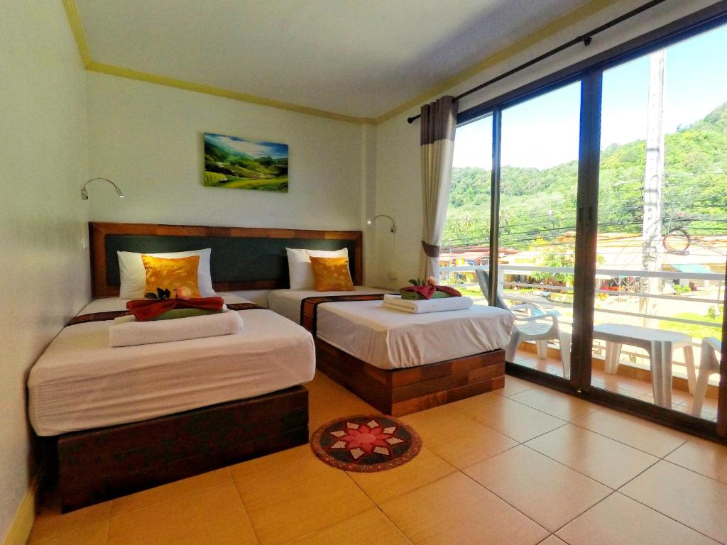 Двухместный (Двухместный номер с 2 отдельными кроватями и балконом) отеля Lanta@home, Ко Ланта