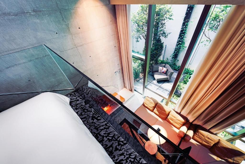 Двухместный (Номер-лофт с террасой) отеля M Social Singapore, Сингапур (город)