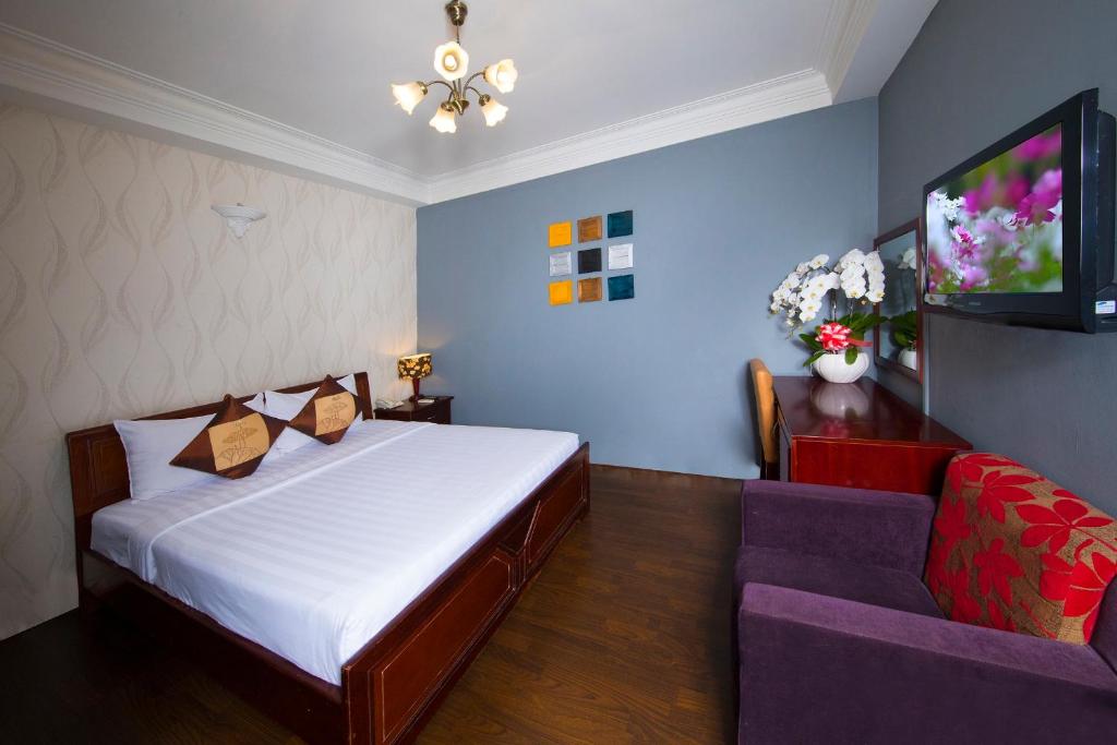 Двухместный (Стандартный двухместный номер с 1 кроватью) отеля Shangri La saigon hotel, Хошимин