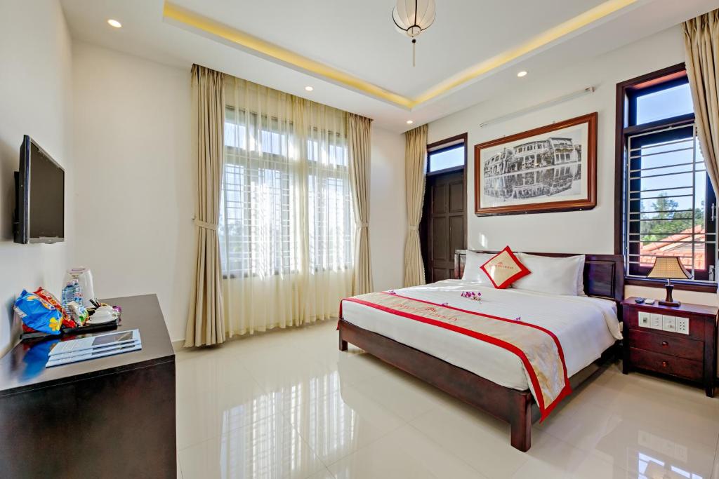 Двухместный (Двухместный номер с 1 кроватью и видом на сад) отеля Almond Villa Hoi An, Хойан
