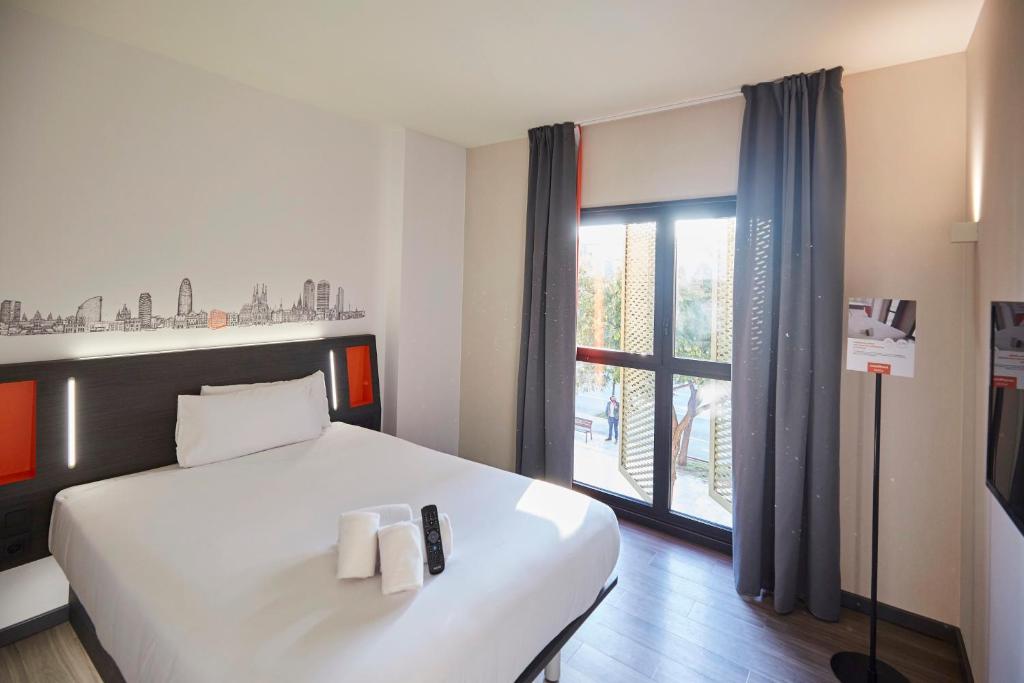 Двухместный (Двухместный номер с 1 кроватью и окном) отеля easyHotel Barcelona Fira, Оспиталет-де-Льобрегат