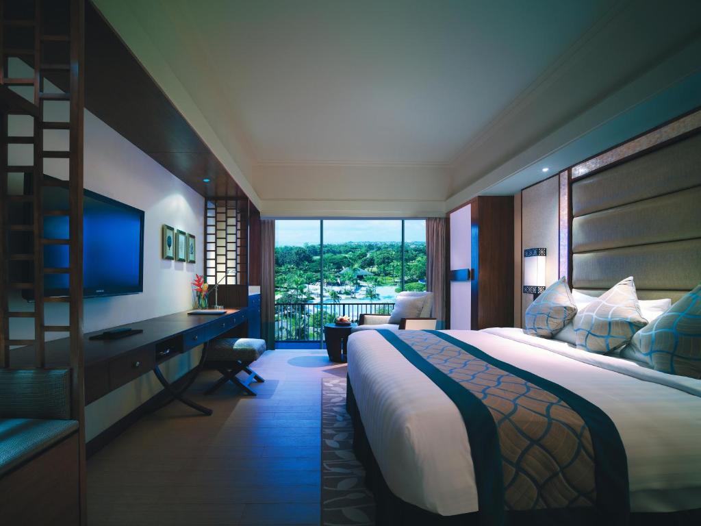 Двухместный (Двухместный номер Делюкс с 1 кроватью и видом на море (главное крыло)) курортного отеля Shangri-La's Mactan Resort & Spa, Мактан