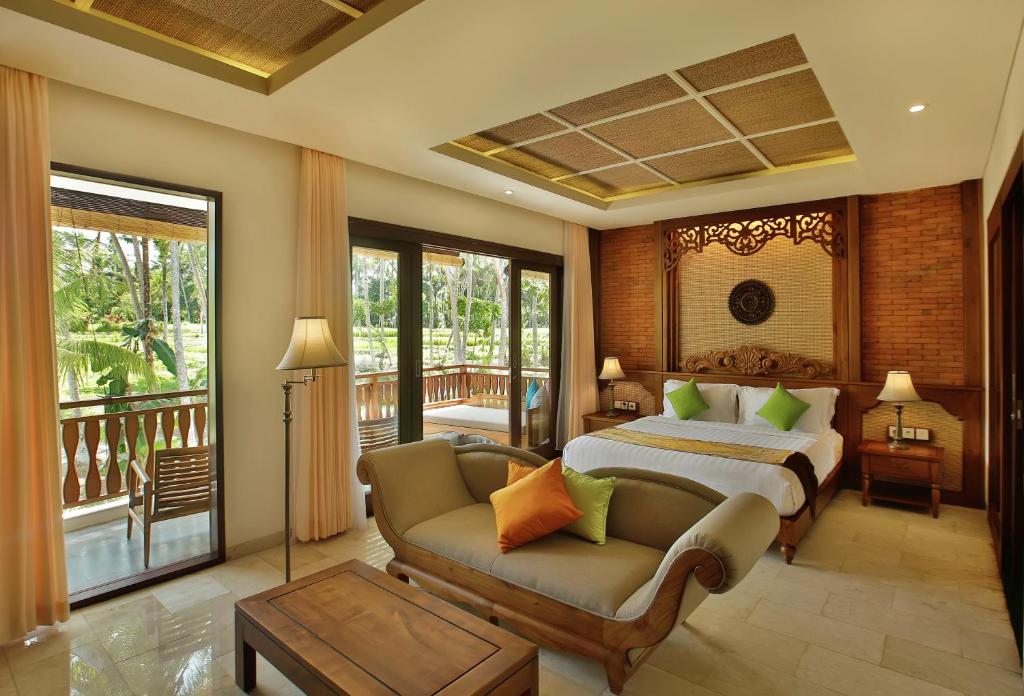 Сьюит (Полулюкс с видом на рисовые поля и бесплатными услугами), Green Field Resort Ubud