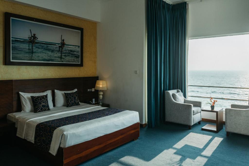 Двухместный (Улучшенный двухместный номер с 1 кроватью или 2 отдельными кроватями и видом на море) отеля Mirage Colombo, Коломбо