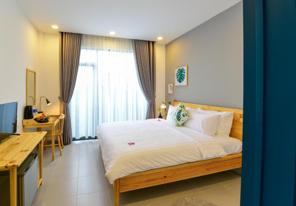 Двухместный (Двухместный номер Делюкс с 1 кроватью и видом на сад), La Paix Hue