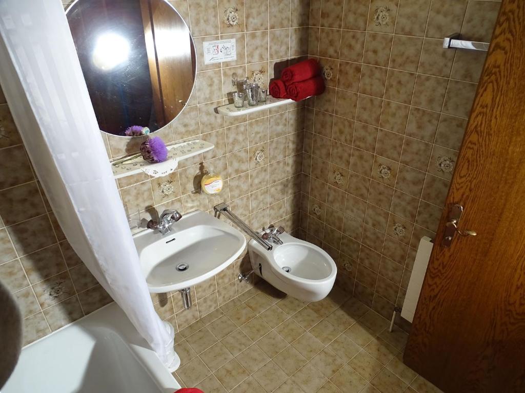 Двухместный (Двухместный номер с 1 кроватью и общей ванной комнатой) гостевого дома Pension Garni Christina, Альпбах