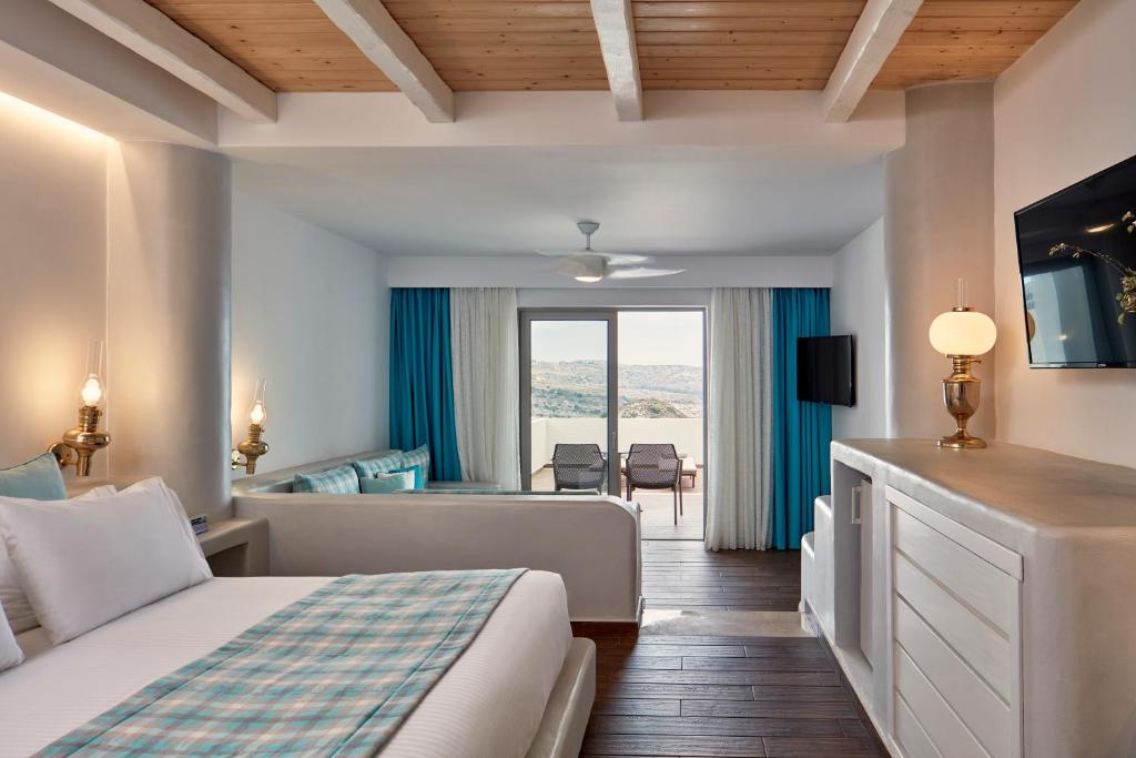 Двухместный (Номер «Летний» с видом на море) отеля Esperos Village Resort, Фалираки